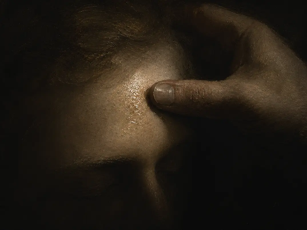 Anointing the forehead
