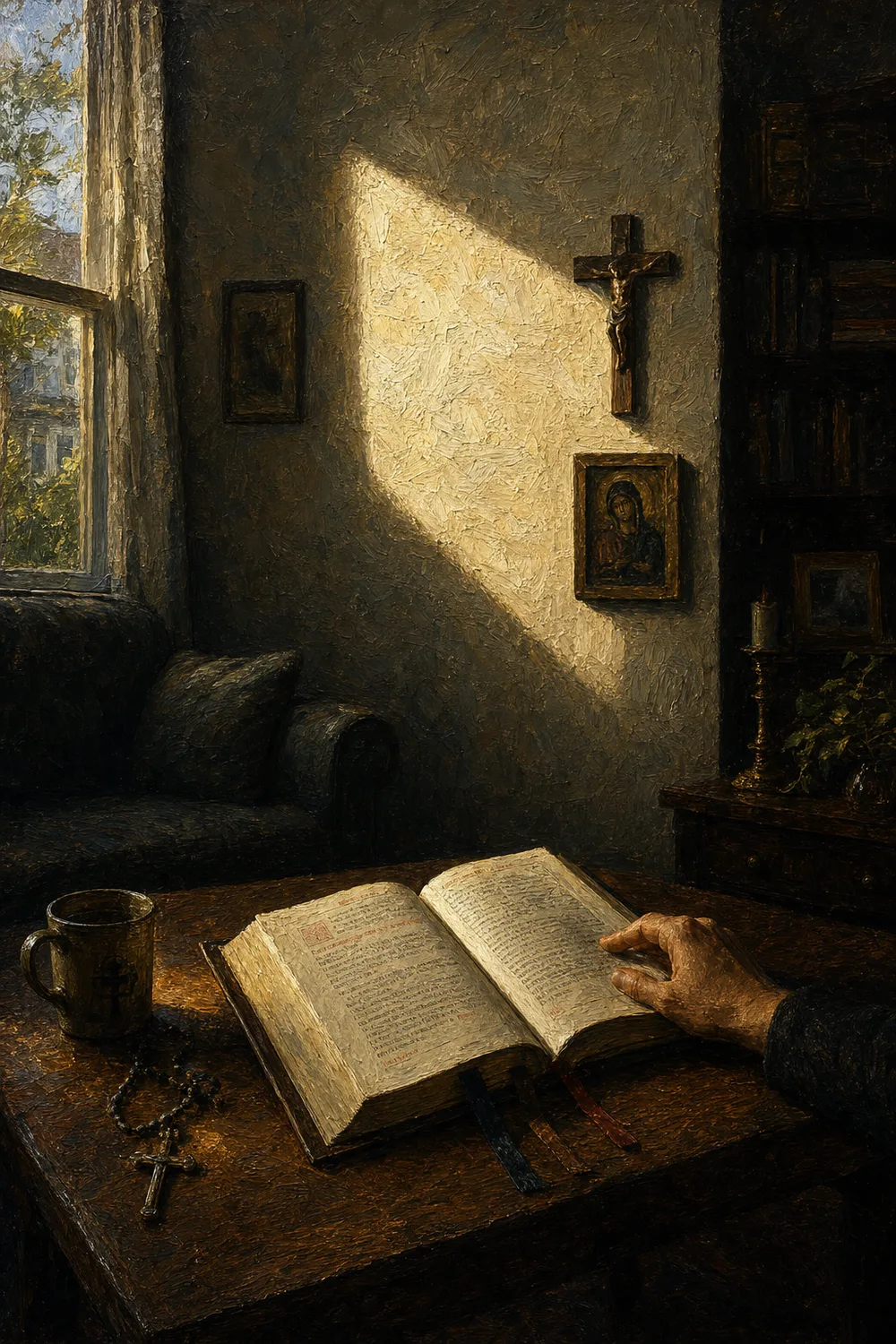 The Stillness of the Morning Office